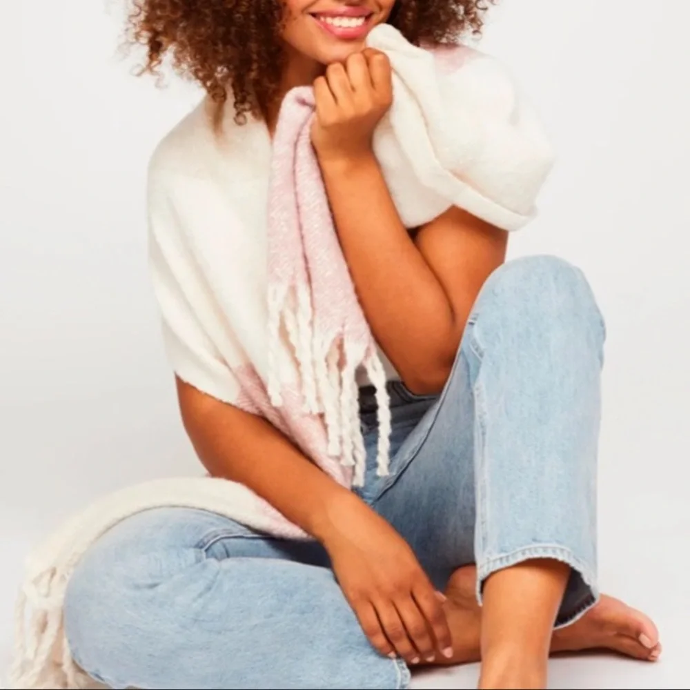 Gentle Fawn Cozy Huntington Scarf Pink Beige